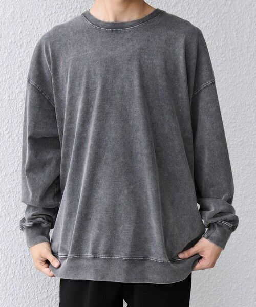 SHIPS / シップス Tシャツ | ONEITA: ケミカルウォッシュ サイド ポケット リラックス Tシャツ(ロンT) | 詳細17