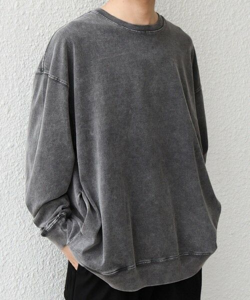 SHIPS / シップス Tシャツ | ONEITA: ケミカルウォッシュ サイド ポケット リラックス Tシャツ(ロンT) | 詳細19