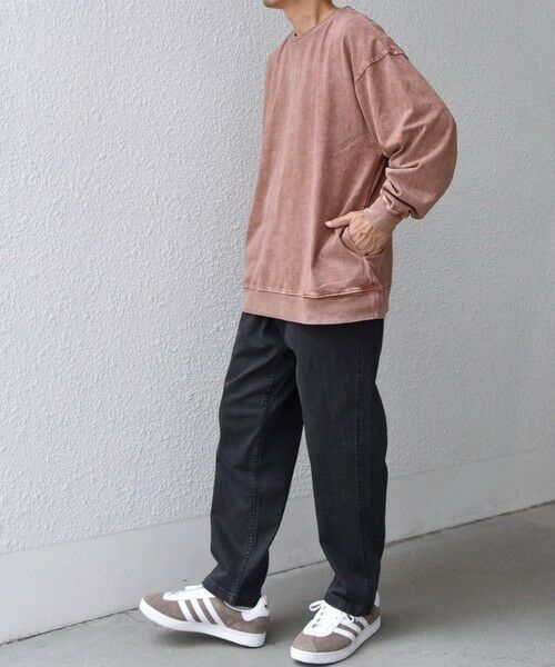 SHIPS / シップス Tシャツ | ONEITA: ケミカルウォッシュ サイド ポケット リラックス Tシャツ(ロンT) | 詳細23