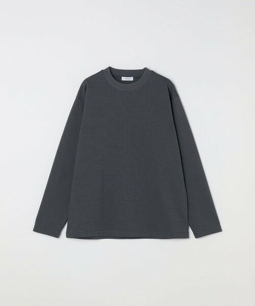 SHIPS / シップス Tシャツ | SHIPS any: デザインリブ ハイゲージ ポンチ マイクロ ボーダー Tシャツ (ロンT)◆ | 詳細7