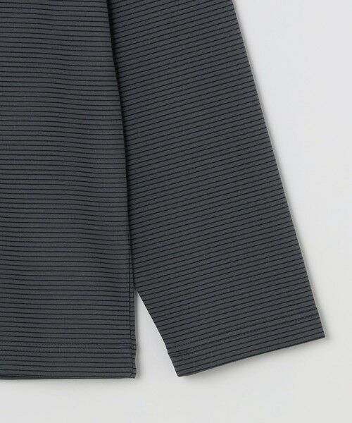 SHIPS / シップス Tシャツ | SHIPS any: デザインリブ ハイゲージ ポンチ マイクロ ボーダー Tシャツ (ロンT)◆ | 詳細9