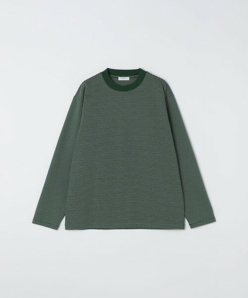 SHIPS / シップス Tシャツ | SHIPS any: デザインリブ ハイゲージ ポンチ マイクロ ボーダー Tシャツ (ロンT)◆ | 詳細26