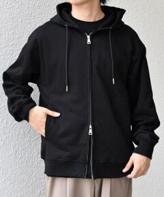 SHIPS / シップス パーカー | SHIPS any: CLASSY バックタック スウェット ジップ パーカー◇