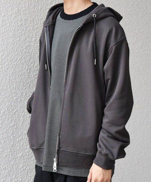 SHIPS / シップス パーカー | SHIPS any: CLASSY バックタック スウェット ジップ パーカー◇ | 詳細16