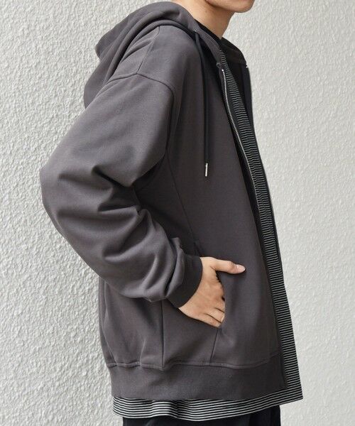 SHIPS / シップス パーカー | SHIPS any: CLASSY バックタック スウェット ジップ パーカー◇ | 詳細17