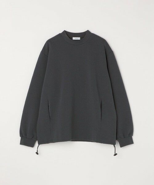 SHIPS / シップス Tシャツ | SHIPS any: クリア ダンボール セミモックネック カットソー (セットアップ対応)◇ | 詳細7