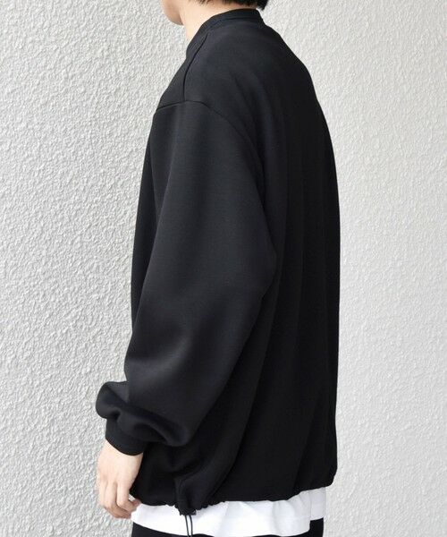 SHIPS / シップス Tシャツ | SHIPS any: クリア ダンボール セミモックネック カットソー (セットアップ対応)◇ | 詳細18