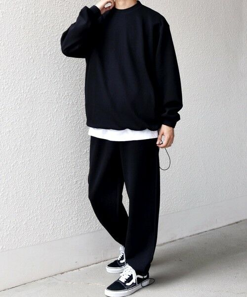 SHIPS / シップス Tシャツ | SHIPS any: クリア ダンボール セミモックネック カットソー (セットアップ対応)◇ | 詳細16