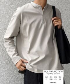 SHIPS / シップス Tシャツ | SHIPS any:〈抗菌防臭/遮熱等〉マルチファンクション ヘンリーネック Tシャツ(ロンT)◇