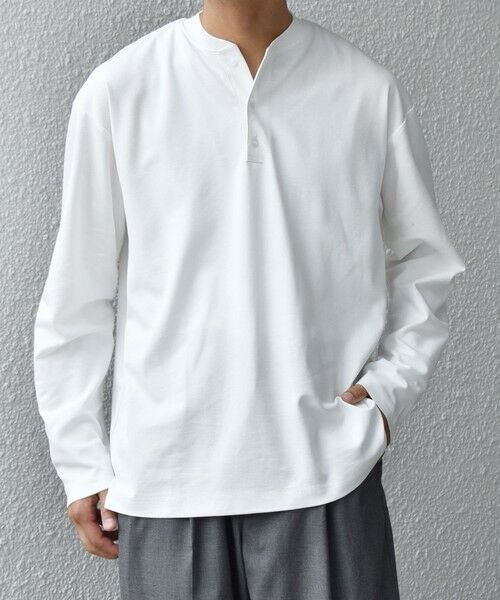 SHIPS / シップス Tシャツ | SHIPS any:〈抗菌防臭/遮熱等〉マルチファンクション ヘンリーネック Tシャツ(ロンT)◇ | 詳細3