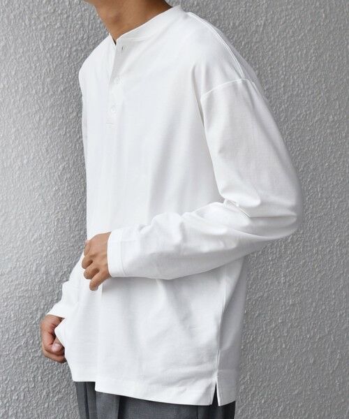 SHIPS / シップス Tシャツ | SHIPS any:〈抗菌防臭/遮熱等〉マルチファンクション ヘンリーネック Tシャツ(ロンT)◇ | 詳細4