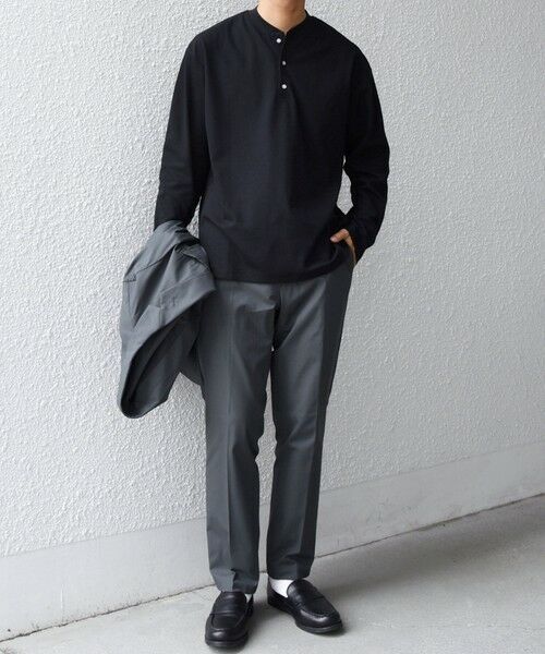 SHIPS / シップス Tシャツ | SHIPS any:〈抗菌防臭/遮熱等〉マルチファンクション ヘンリーネック Tシャツ(ロンT)◇ | 詳細15