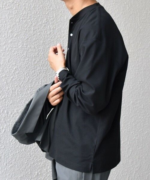 SHIPS / シップス Tシャツ | SHIPS any:〈抗菌防臭/遮熱等〉マルチファンクション ヘンリーネック Tシャツ(ロンT)◇ | 詳細18