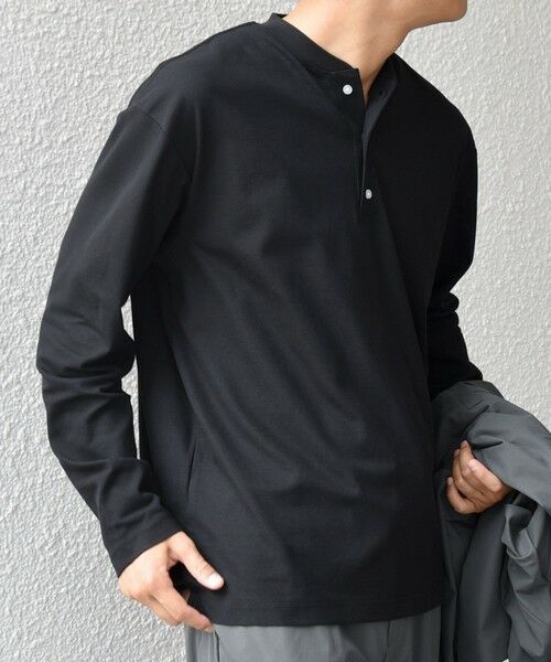 SHIPS / シップス Tシャツ | SHIPS any:〈抗菌防臭/遮熱等〉マルチファンクション ヘンリーネック Tシャツ(ロンT)◇ | 詳細19