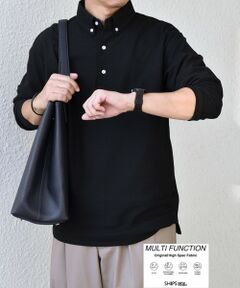 SHIPS / シップス Tシャツ | SHIPS any:〈抗菌防臭/遮熱/UVカット機能等〉 鹿の子 ロングスリーブ ポロシャツ◆