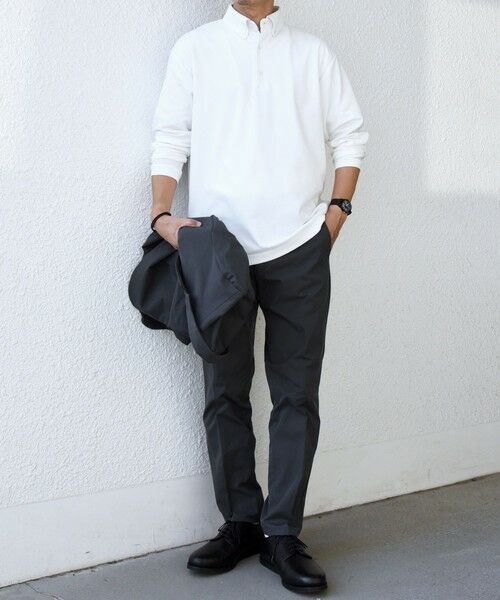 SHIPS / シップス Tシャツ | SHIPS any:〈抗菌防臭/遮熱/UVカット機能等〉 鹿の子 ロングスリーブ ポロシャツ◆ | 詳細1