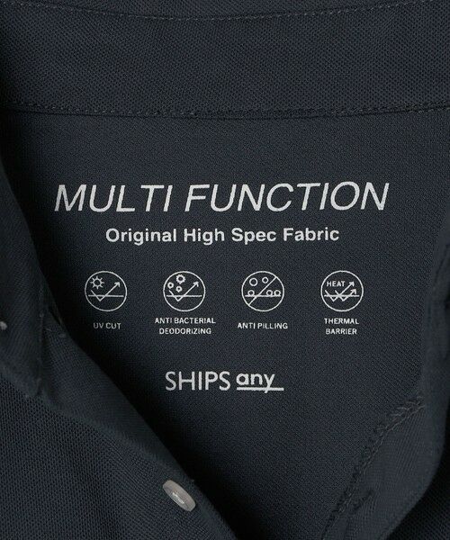 SHIPS / シップス Tシャツ | SHIPS any:〈抗菌防臭/遮熱/UVカット機能等〉 鹿の子 ロングスリーブ ポロシャツ◆ | 詳細15
