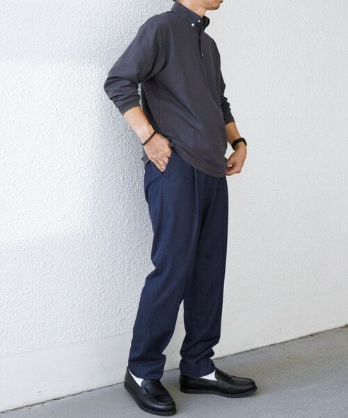 SHIPS / シップス Tシャツ | SHIPS any:〈抗菌防臭/遮熱/UVカット機能等〉 鹿の子 ロングスリーブ ポロシャツ◆ | 詳細9