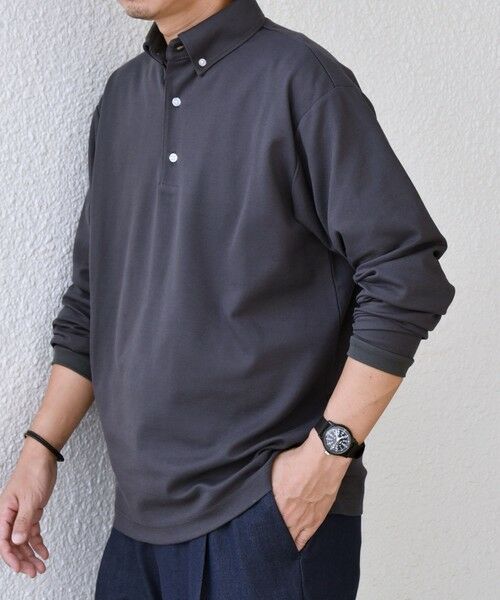 SHIPS / シップス Tシャツ | SHIPS any:〈抗菌防臭/遮熱/UVカット機能等〉 鹿の子 ロングスリーブ ポロシャツ◆ | 詳細11