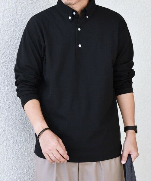 SHIPS / シップス Tシャツ | SHIPS any:〈抗菌防臭/遮熱/UVカット機能等〉 鹿の子 ロングスリーブ ポロシャツ◆ | 詳細21