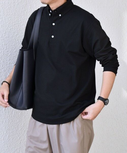 SHIPS / シップス Tシャツ | SHIPS any:〈抗菌防臭/遮熱/UVカット機能等〉 鹿の子 ロングスリーブ ポロシャツ◆ | 詳細22