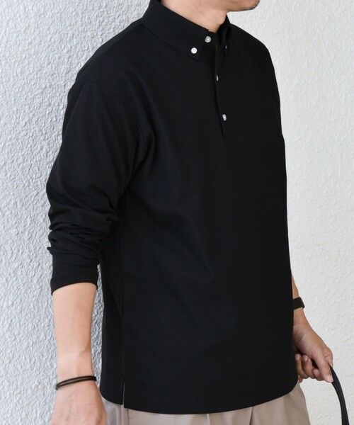 SHIPS / シップス Tシャツ | SHIPS any:〈抗菌防臭/遮熱/UVカット機能等〉 鹿の子 ロングスリーブ ポロシャツ◆ | 詳細23