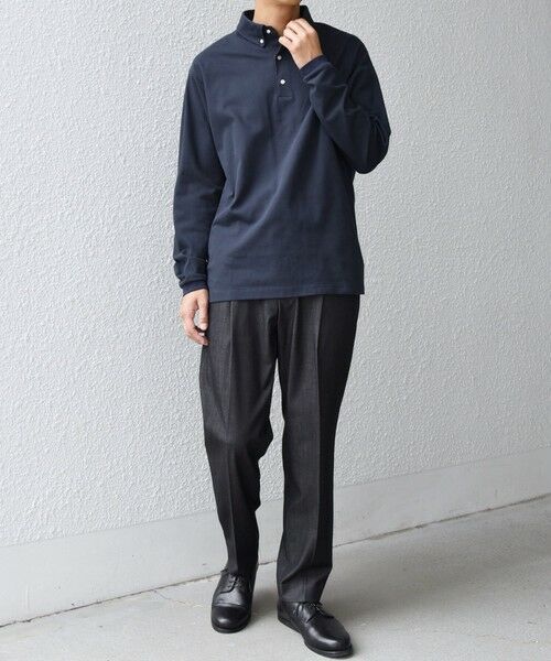 SHIPS / シップス Tシャツ | SHIPS any:〈抗菌防臭/遮熱/UVカット機能等〉 鹿の子 ロングスリーブ ポロシャツ◆ | 詳細26