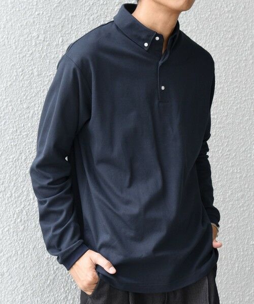 SHIPS / シップス Tシャツ | SHIPS any:〈抗菌防臭/遮熱/UVカット機能等〉 鹿の子 ロングスリーブ ポロシャツ◆ | 詳細30