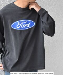 SHIPS / シップス Tシャツ | 【SHIPS any別注】GOOD ROCK SPEED: FORD ロゴ プリント Tシャツ (ロンT)◇