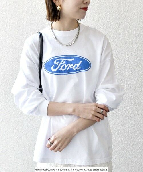 SHIPS / シップス Tシャツ | 【SHIPS any別注】GOOD ROCK SPEED: FORD ロゴ プリント Tシャツ (ロンT)◇ | 詳細3