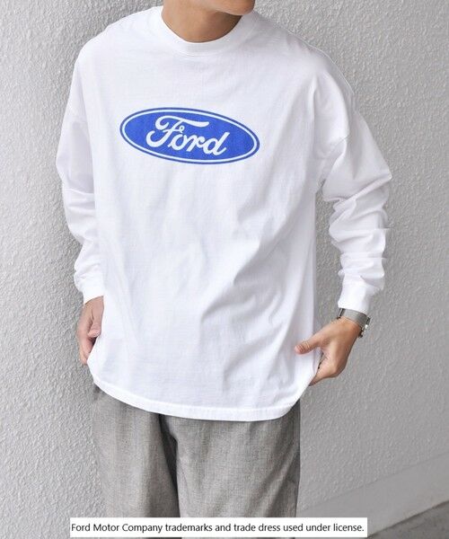 SHIPS / シップス Tシャツ | 【SHIPS any別注】GOOD ROCK SPEED: FORD ロゴ プリント Tシャツ (ロンT)◇ | 詳細6