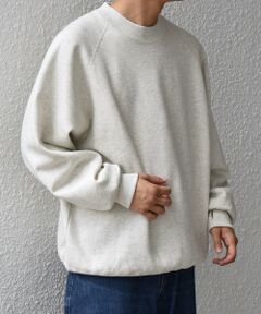 SHIPS / シップス スウェット | SHIPS any: ヴィンテージライク 裏起毛 セミモックネック ラグラン スウェット◇