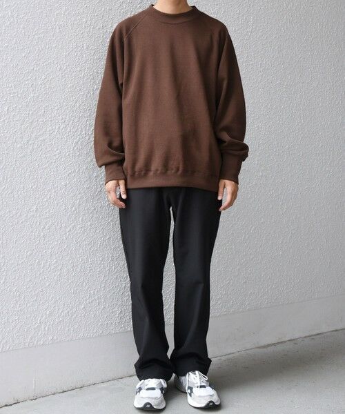 SHIPS / シップス スウェット | SHIPS any: ヴィンテージライク 裏起毛 セミモックネック ラグラン スウェット◇ | 詳細15