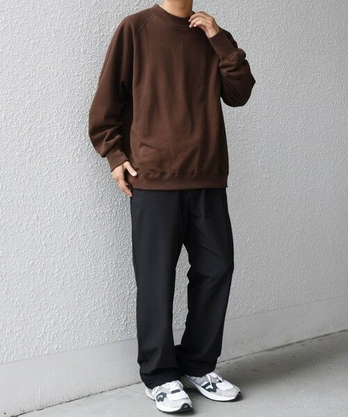 SHIPS / シップス スウェット | SHIPS any: ヴィンテージライク 裏起毛 セミモックネック ラグラン スウェット◇ | 詳細16