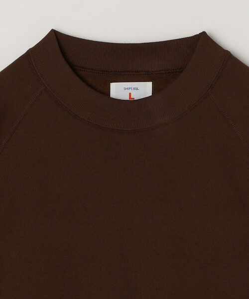 SHIPS / シップス スウェット | SHIPS any: ヴィンテージライク 裏起毛 セミモックネック ラグラン スウェット◇ | 詳細21
