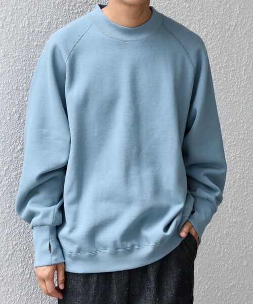 SHIPS / シップス スウェット | SHIPS any: ヴィンテージライク 裏起毛 セミモックネック ラグラン スウェット◇ | 詳細28