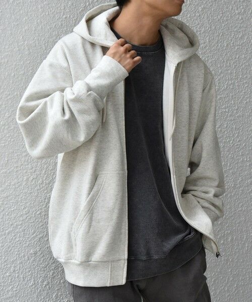 SHIPS / シップス パーカー | SHIPS any: ヴィンテージライク 裏起毛 スウェット ジップ パーカー◇ | 詳細5