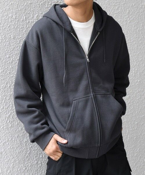 SHIPS / シップス パーカー | SHIPS any: ヴィンテージライク 裏起毛 スウェット ジップ パーカー◇ | 詳細16