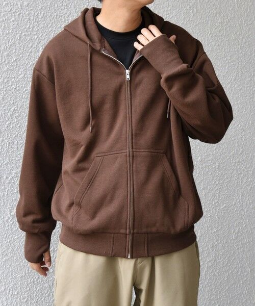 SHIPS / シップス パーカー | SHIPS any: ヴィンテージライク 裏起毛 スウェット ジップ パーカー◇ | 詳細21