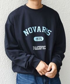 SHIPS / シップス スウェット | SHIPS any: any city カレッジライク プリント&刺繍 リラックス スウェット◇