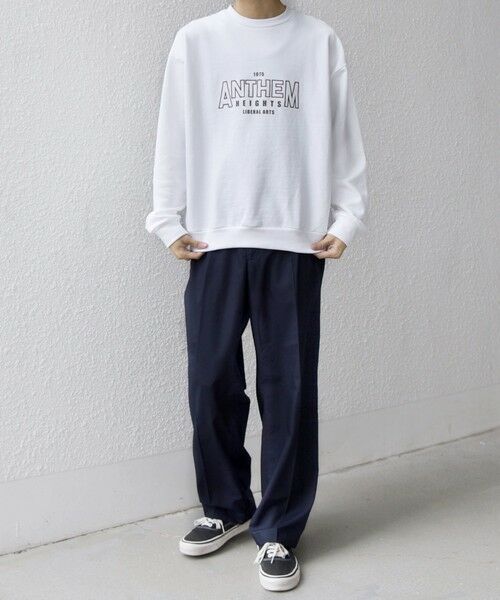 SHIPS / シップス スウェット | SHIPS any: any city カレッジライク プリント&刺繍 リラックス スウェット◇ | 詳細1