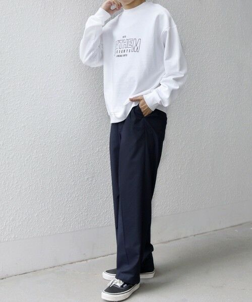 SHIPS / シップス スウェット | SHIPS any: any city カレッジライク プリント&刺繍 リラックス スウェット◇ | 詳細2