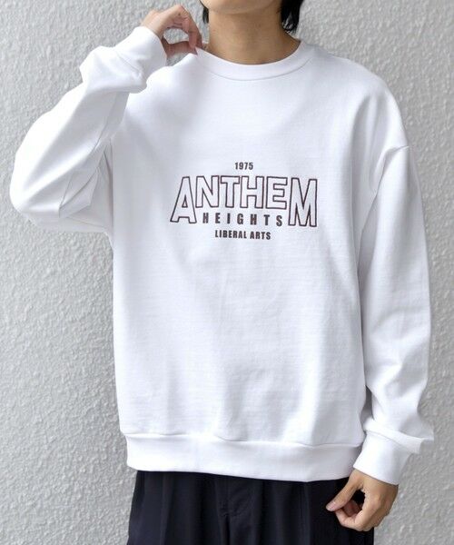 SHIPS / シップス スウェット | SHIPS any: any city カレッジライク プリント&刺繍 リラックス スウェット◇ | 詳細3