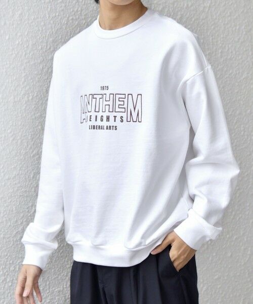 SHIPS / シップス スウェット | SHIPS any: any city カレッジライク プリント&刺繍 リラックス スウェット◇ | 詳細4