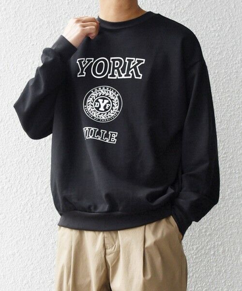 SHIPS / シップス スウェット | SHIPS any: any city カレッジライク プリント&刺繍 リラックス スウェット◇ | 詳細17