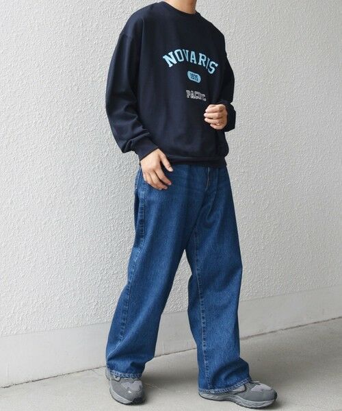 SHIPS / シップス スウェット | SHIPS any: any city カレッジライク プリント&刺繍 リラックス スウェット◇ | 詳細23