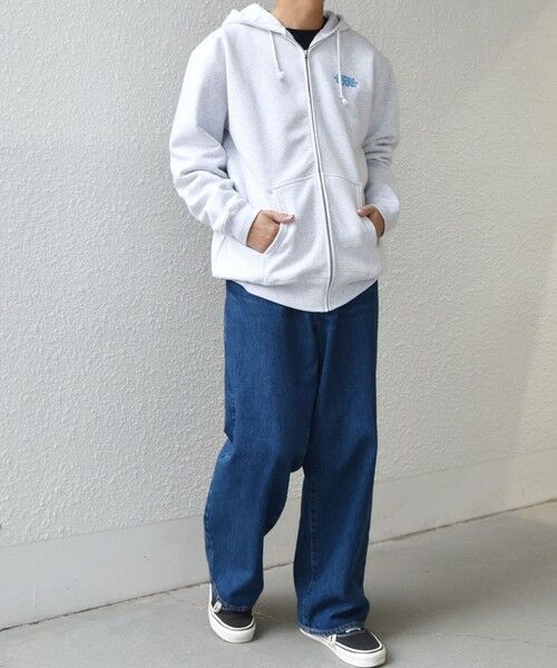 SHIPS / シップス パーカー | 【WEB限定】SHIPS any: ワンポイント ロゴ 裏起毛 スウェット ジップ パーカー◇ | 詳細1