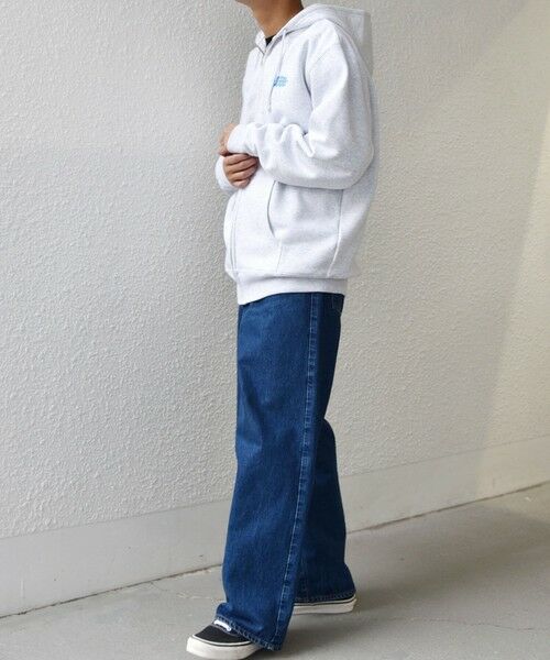 SHIPS / シップス パーカー | 【WEB限定】SHIPS any: ワンポイント ロゴ 裏起毛 スウェット ジップ パーカー◇ | 詳細2