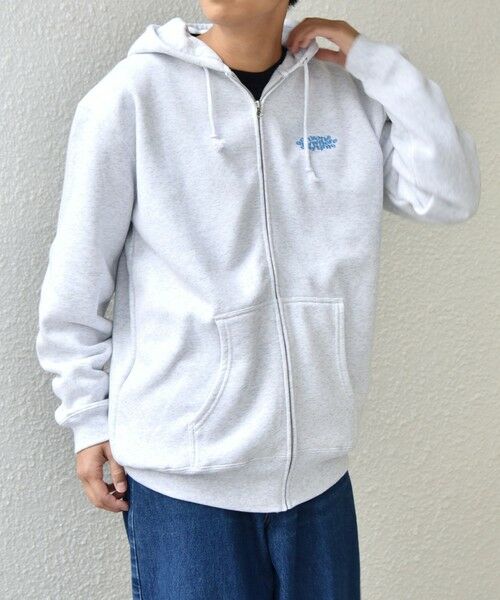 SHIPS / シップス パーカー | 【WEB限定】SHIPS any: ワンポイント ロゴ 裏起毛 スウェット ジップ パーカー◇ | 詳細5