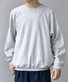 SHIPS / シップス スウェット | 【SHIPS any別注】HINSON: 裏起毛 フリース ワンポイント ラグラン スウェット◇